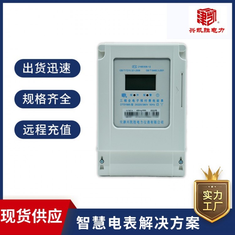 三相全電子預付費電能表DTSY885