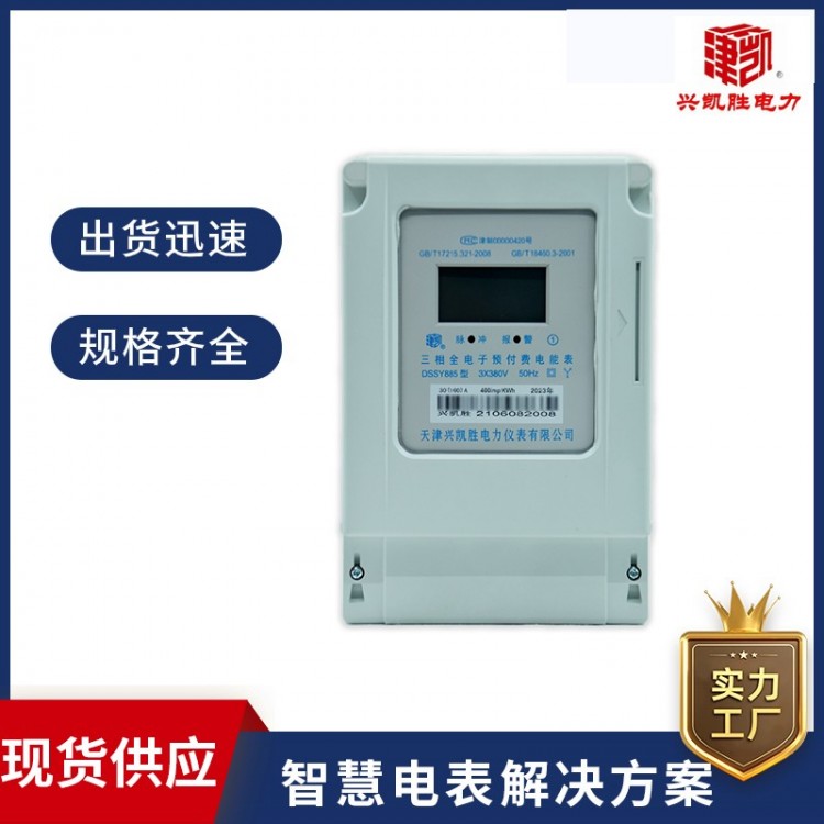 三相全電子預(yù)付費電能表DSSY885（澆地表）